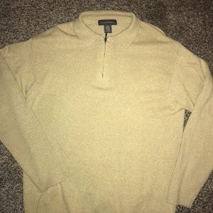 Banana Republic Quarter-Zip Collared Shirt